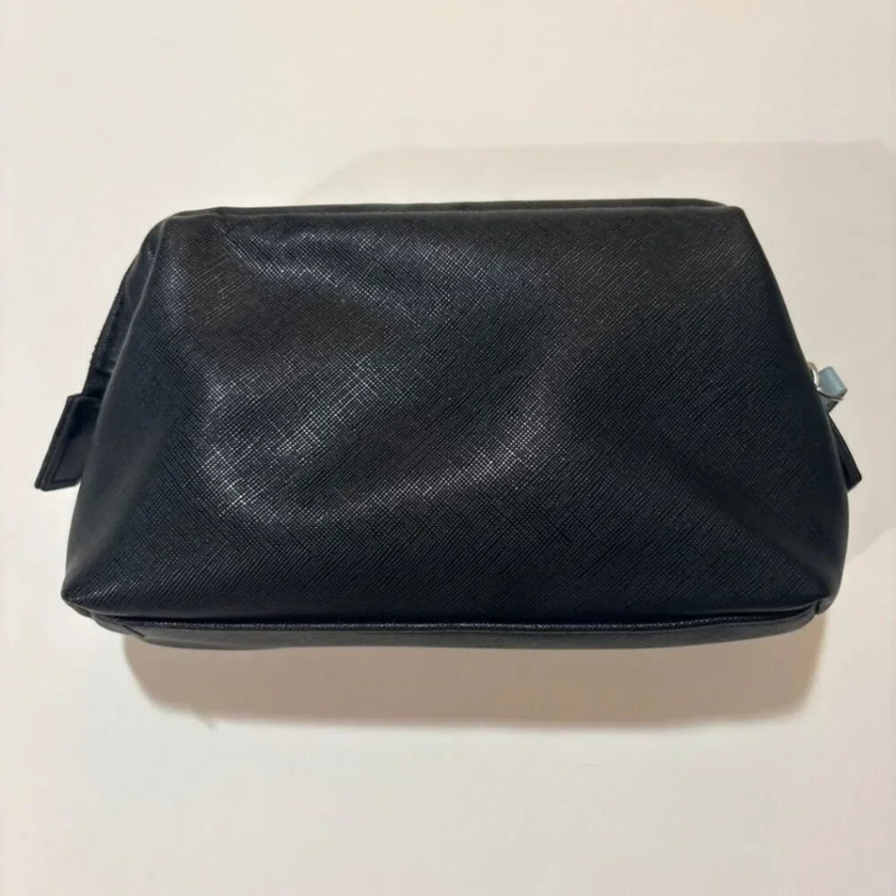 BRICS Qatar Airways Travel Cosmetic Pouch Brown Blue - Picture 6 of 10